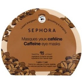 تصویر پچ زیر چشم مدل کافئین سفورا Bio-Cellulose Natural Caffeine Eye Mask Sephora