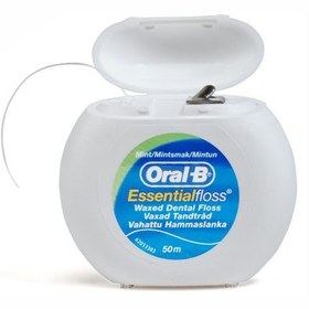 تصویر نخ دندان اورال بی (Oral B) مدل Essential Floss طول 50 متر نخ دندان