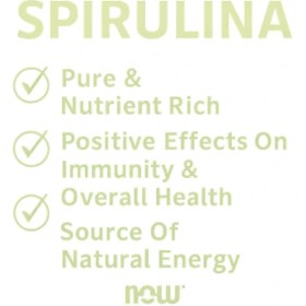 تصویر پودر اسپیرولینا ارگانیک ناو ۲۰۰ عددی ۵۰۰ میلی گرم 