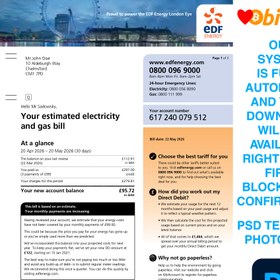 تصویر دانلود قبض UK EDF Bill لایه باز 