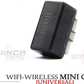 تصویر دانگل خطایاب دیاگ خودرو مدل OBD II Wi-Fi وایرلس (وای فای) ELM327 