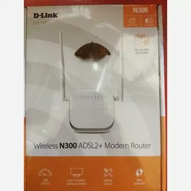 تصویر مودم D-Link DSL-124 ADSL+ پک نارنجی 