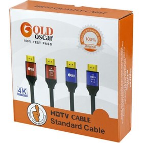 تصویر کابل اچ دی25متری GOLD OSCAR HDMI 4K 