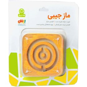 تصویر بازی ماز جیبی بیس تویز رنگ جور 