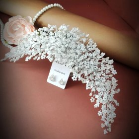 تصویر ریسه خلیجی عروس با متریال اصل 