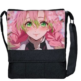 تصویر کیف دوشی چی چاپ طرح انیمه شیطان کش میتسوری mitsuri kanroji Demon slayer 