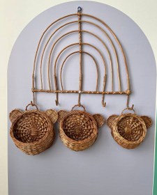 تصویر آویزحصیری تدی(خرسی) 