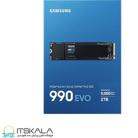 تصویر حافظه M.2 SSD سامسونگ مدل 990 evo با ظرفیت 2 ترابایت Samsung SSD 990 EVO