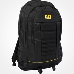 تصویر کوله پشتی CAT مشکی زرد BIG مدل 1741 
