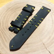 تصویر بند ساعت چرم طبیعی /دستدوز - ۱۹ 