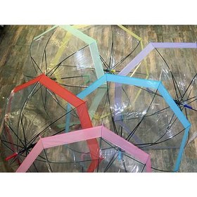 تصویر چتر شیشه ای نوار رنگی 