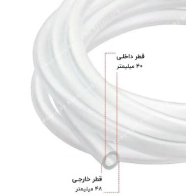 تصویر شیلنگ سیلیکونی 40 در 48 (40x48) 