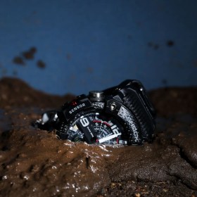 تصویر ساعت مچی آنالوگ-دیجیتال مردانه G-Shock Mudmaster مدل GG-B100-1A برند g-shock G-Shock Mudmaster Men's GG-B100-1A Analog-Digital Wrist Watch