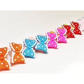 تصویر گیره مو پاپیون جفت 