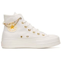 تصویر Converse All Star Lift Hi Gold Chain 