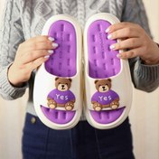 تصویر دمپایی زنانه | دمپایی زنانه خرس یس 