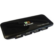 تصویر هاب USB 2.0 هفت پورت فرانت مدل FN-U2H708 FARANET FN-U2H708 7Port USB 2.0 Hub