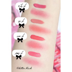 تصویر رژگونه و رژ لب پینک کی - کد یک 