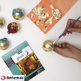 تصویر ورق طلا 25 عددی pbo 