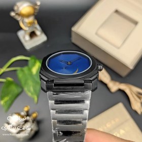 تصویر ساعت مردانه بولگاری مشکی صفحه سرمه ای لیمیتد ادیشن Bulgari octo finissimo بولگاری ( Bvlgari )