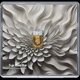 تصویر شمش طلا 18 عیار مدوپد مدل SG10042 