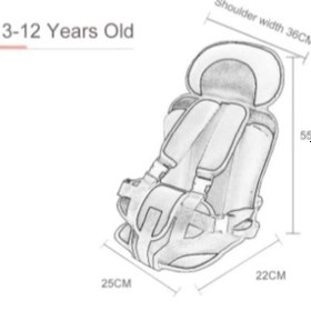 تصویر صندلی( کمربند) محافظ کودک baby seatbelt