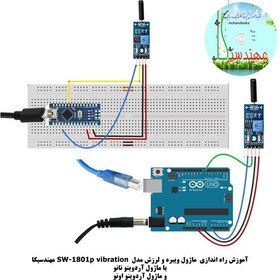 تصویر ماژول تشخیص لرزش و ویبره مهندسیکا مدل Vibre module 