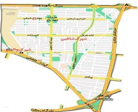 تصویر تحلیل فضای شهری محله جنت آباد تهران Analysis of the urban space of Jannat Abad neighborhood in Tehran