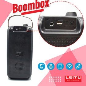 تصویر اسپیکر بلوتوثی لیتو مدل پارتی باکس Boombox Leitu Boombox Party Box Bluetooth Speaker