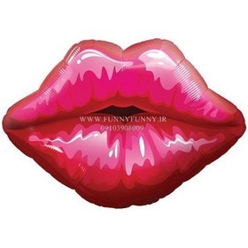 تصویر بادکنک فویلی لب 