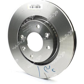 تصویر دیسک چرخ جلو مدل 06702022 ایساکو مناسب پژو 206 تیپ 5 