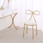 تصویر صندلی میز آرایش فلزی (infinity) 