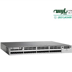 تصویر سوئیچ سیسکو مدل WS-C3850-24XS-S استوک Cisco WS-C3850-24XS-S 24Port Switch Stock