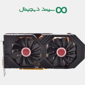 تصویر کارت گرافیک ایکس اف ایکس مدل آر ایکس 580 GTS Black Edition با حافظه 8 گیگابایت ا RX-580P8DBDR Radeon RX 580 GTS Black 