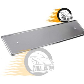 تصویر قاب پلاک استیل خودرو 