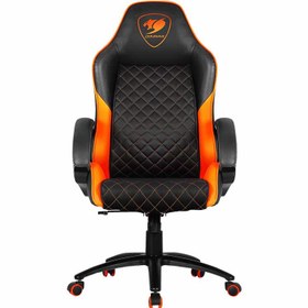 تصویر صندلی گیمینگ Cougar مدل Fusion Cougar Gaming Chair Fusion, 120Kg Weight Capacity, Height Adjustment, Metal 5-Star Base - Black