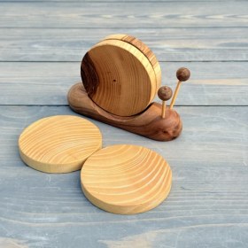 تصویر زیرلیوانی حلزون روشن 