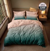 تصویر روتختی دو نفره 8 تکه ترکاز طرح هارمونی 2205 