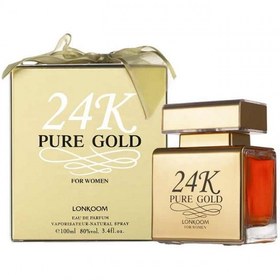 تصویر عطر ادکلن زنانه لنکوم 24K پور گلد LONKOOM 24K PURE GOLD 