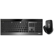 تصویر ست ماوس و کیبورد بی سیم رپو مدل 9900M Rapoo 9900M Multi-mode Wireless Keyboard and Mouse