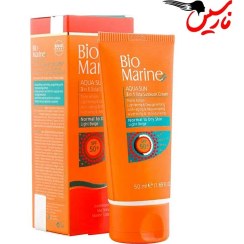 تصویر کرم ضد آفتاب روشن کننده و ضد چروک SPF۵۰ پوست خشک بایومارین Biomarine 