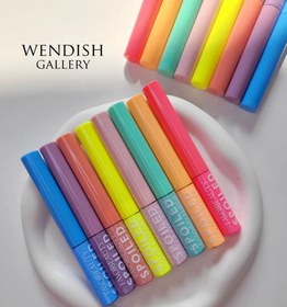 تصویر خط چشم مویی رنگی 129 