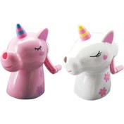 تصویر تراش رومیزی طرح یونیکورن Unicorn table pencil sharpener