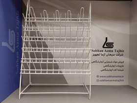 تصویر رک خشک کن ظروف آزمایشگاهی 