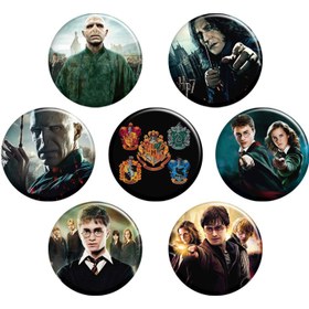 تصویر پیکسل ابیگل طرح سریال هری پاتر دنیل ردکلیف و اما واتسون Harry Potter کد 037 مجموعه 7 عددی 