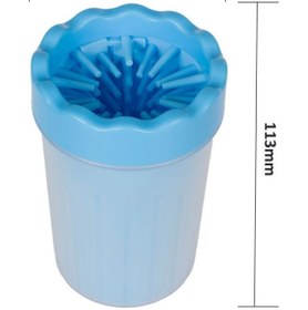 تصویر لیوان شستشوی پا با برس آبی برند generic Foot Clean Cup Washing Brush Blue