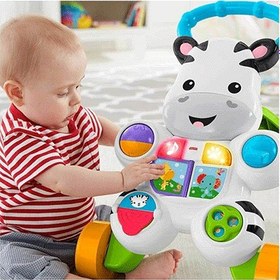 تصویر واکر کودک Fisher Price مدل گورخر - زمان ارسال 15 تا 20 روز کاری 