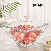 تصویر شيشه ای‎ مربع‎ دربدار‎ خوري‎ شکلات کد 229600 لیمون 