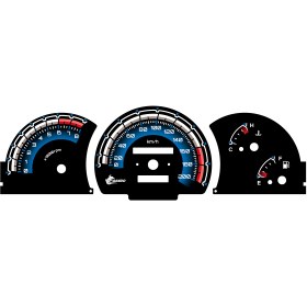 تصویر صفحه کیلومتر اسپرت دوو سیلو طرح هاله قرمز 