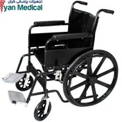 تصویر ویلچر سروپیکر توس مدل 399300 با چرخ توپر 